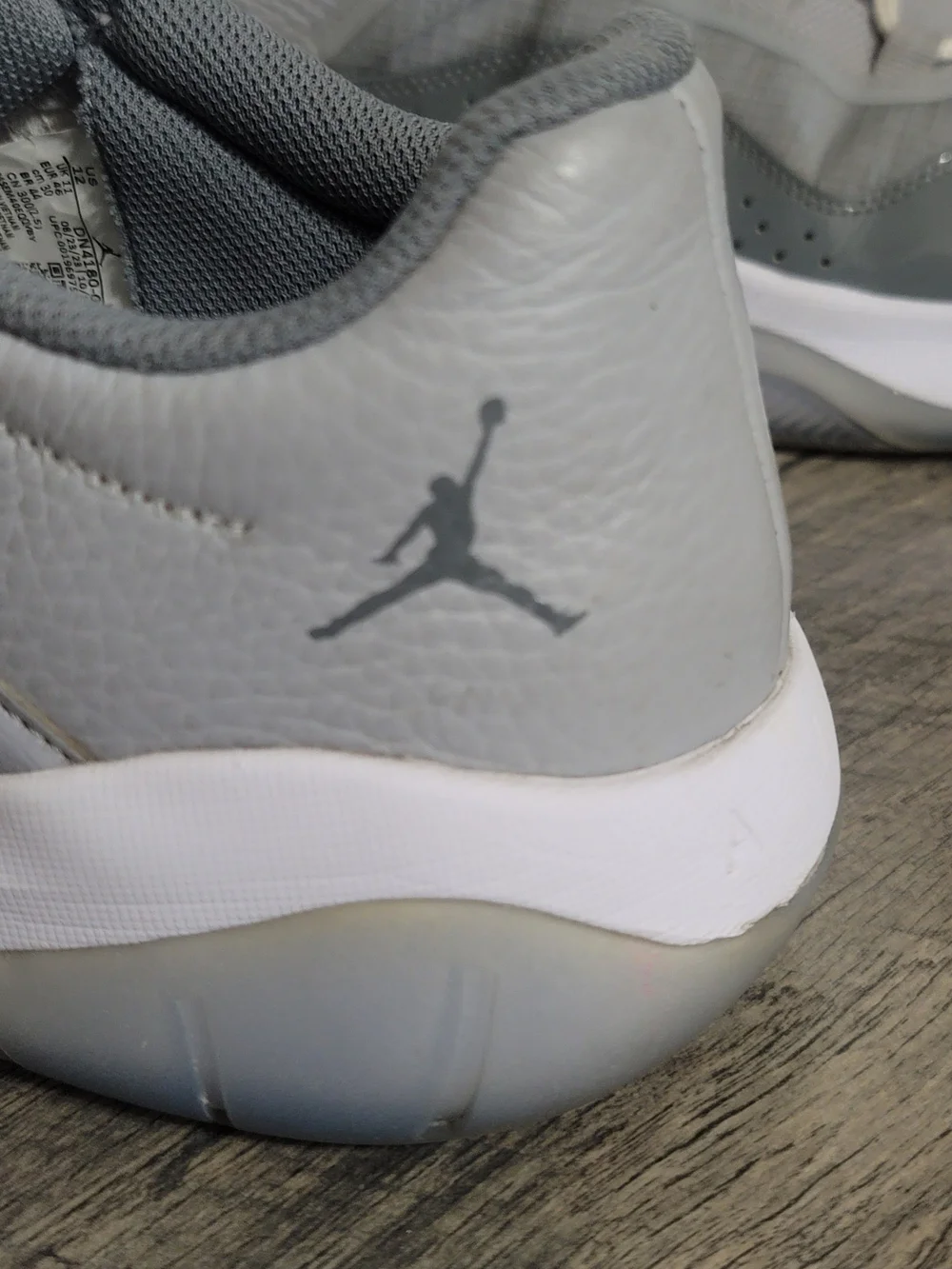 Air Jordan 11 CMFT Cool Gray Men's Low-Top Athletic Sneakers Sz 12